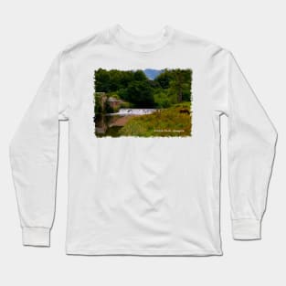 Horses in Pollok Park, Glasgow Long Sleeve T-Shirt